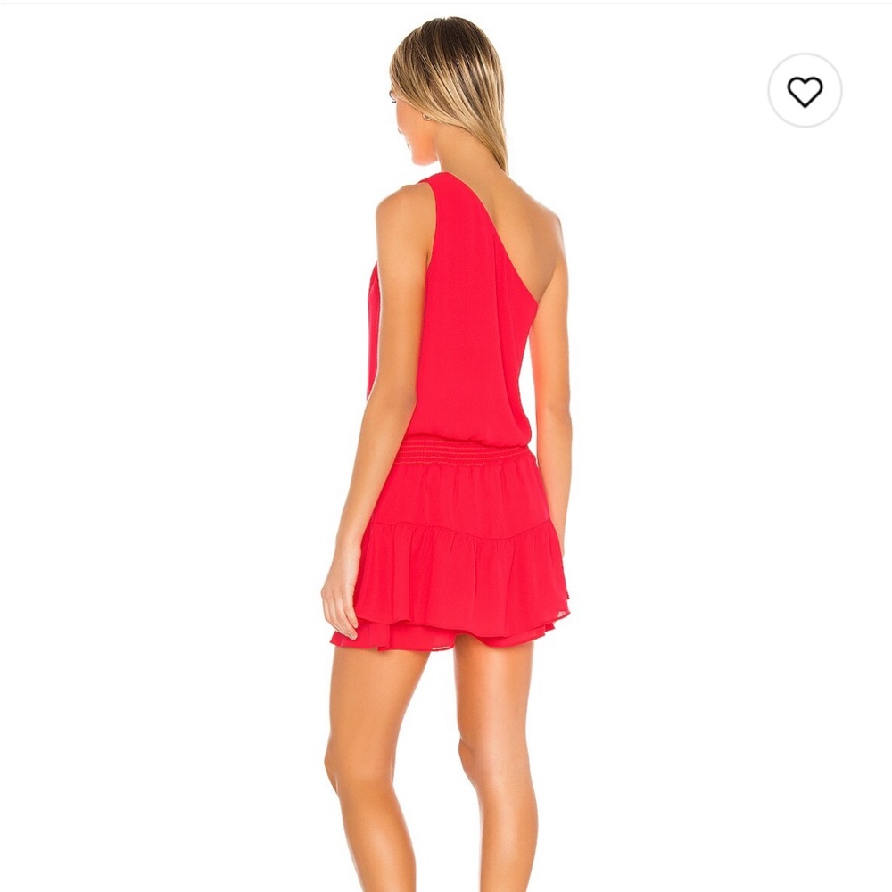 One Shoulder Ruffle Mini- krisa